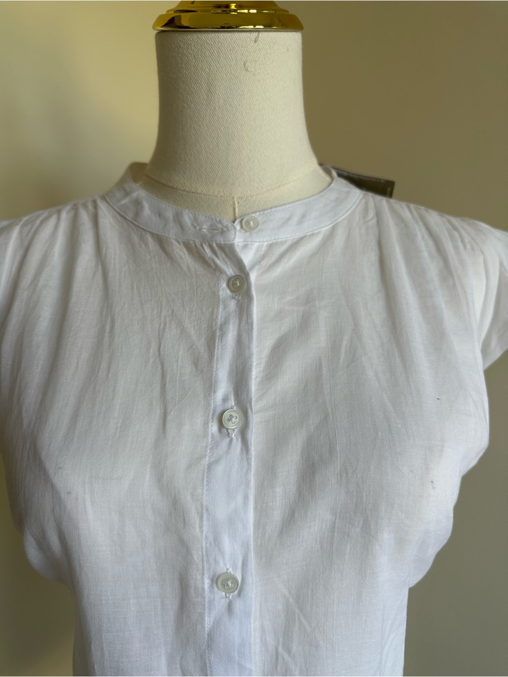 NWT J Crew Flutter Sleeve Blouse - Medium - Picture 3 of 12